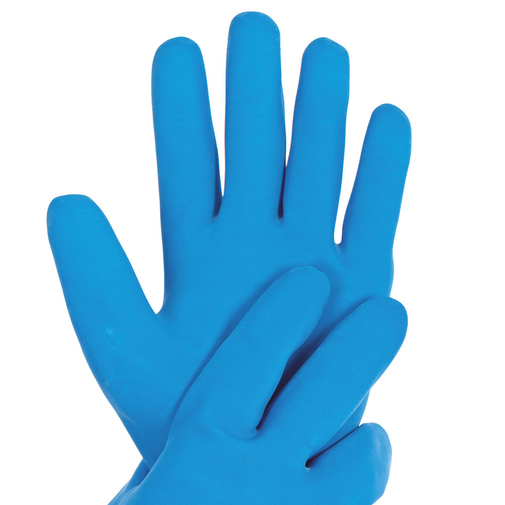 Chemical resistant gloves "Hold", Latex from the palm