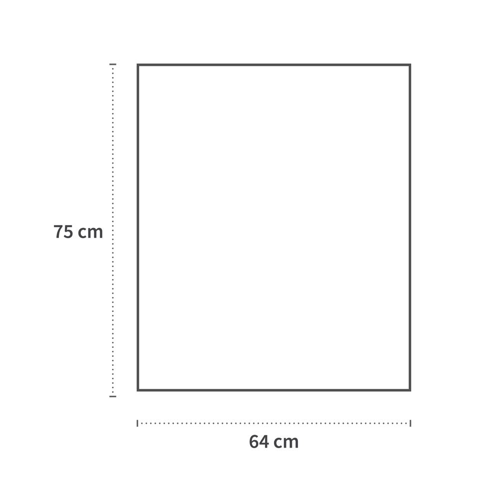 Müllbeutel Light, 60 l | HDPE, Rolle, Maße Müllbeutel Light, 60 l aus HDPE auf Rolle, Maße