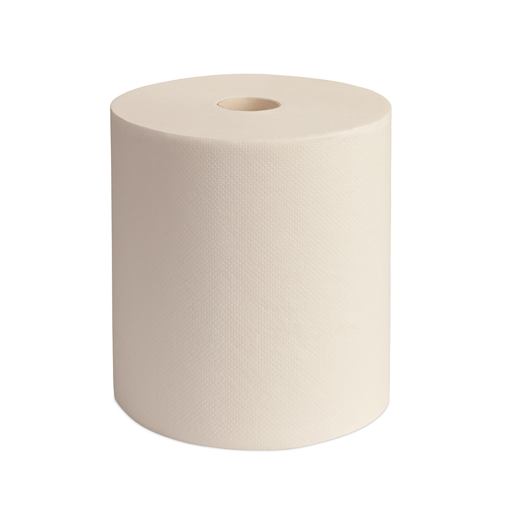 Green Hygiene® paper towel rolls HANNELORE, 2-ply made of recycled paper, outside unwinding