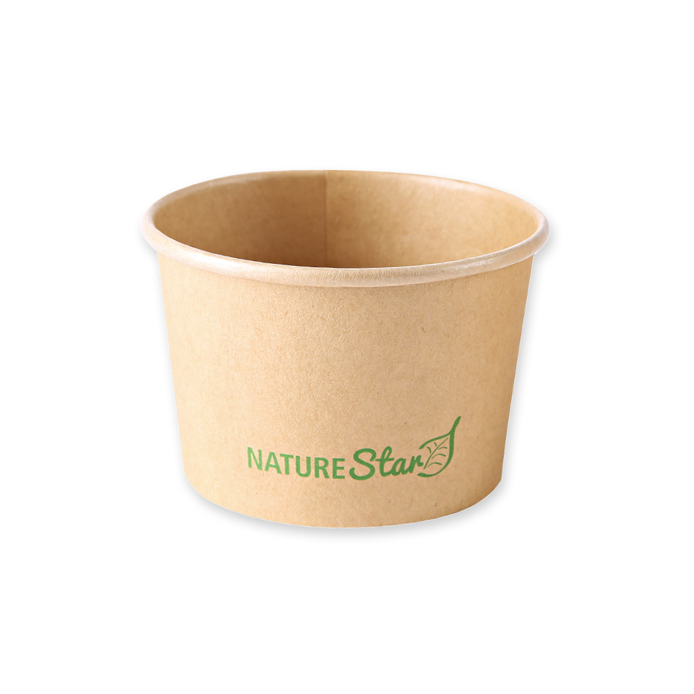 Organic soup cups Minestrone made of kraft paper/PE in the 200ml version 