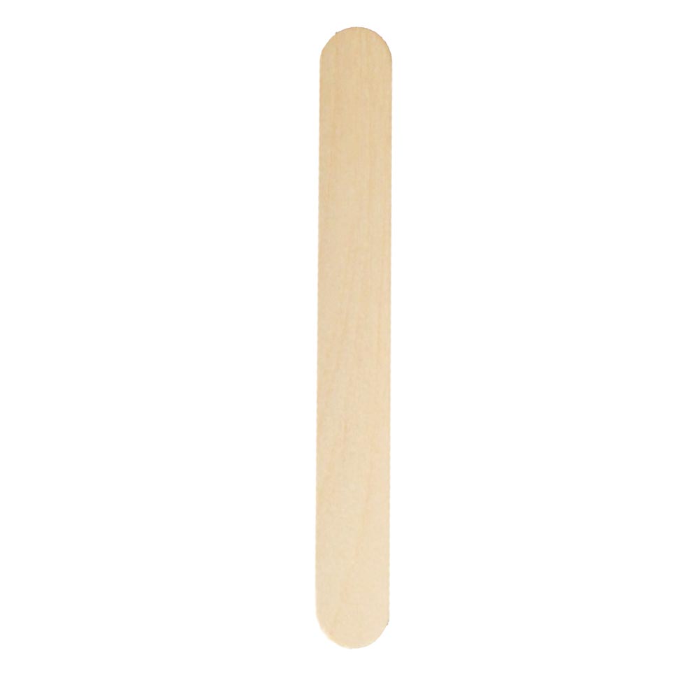 Mouth spatula in a dispenser made of Birch wood