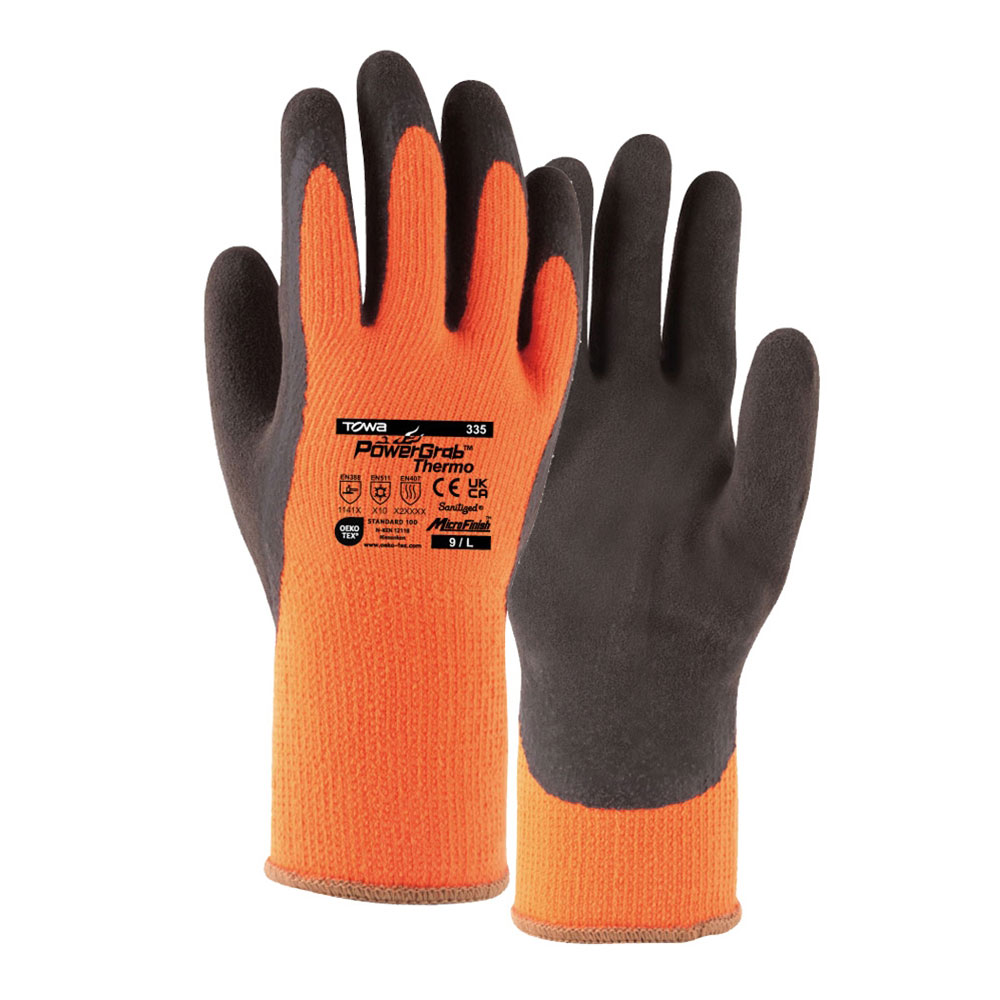 TOWA® PowerGrab® Thermo 2203, Winterhandschuhe von der Außen-/Innenseite