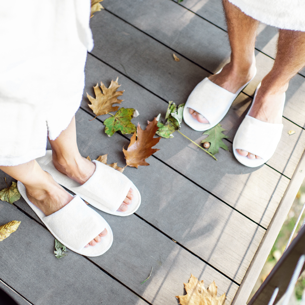 Slipper Grip, offen | Polyester, Einsatzbild Slipper Grip, offen, aus Polyester als Einsatzbild