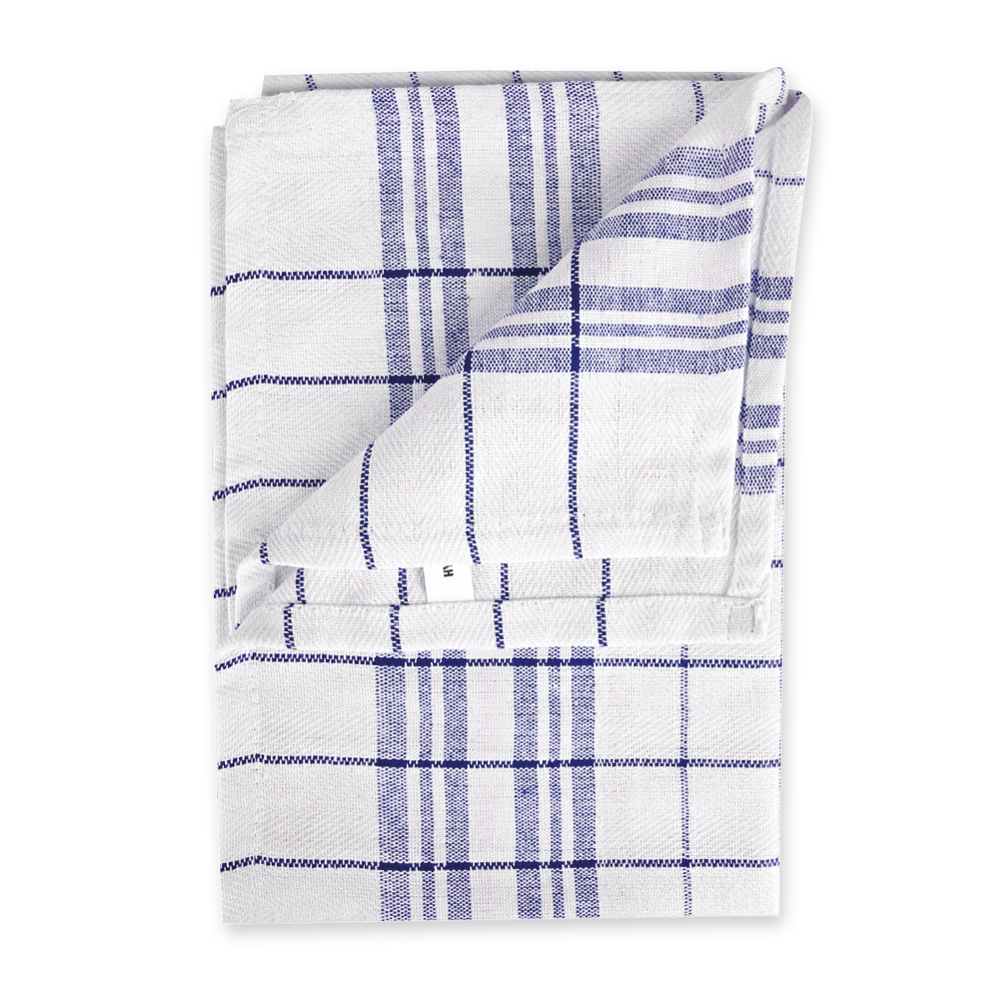 Dish towels Karo made of cotton, blue