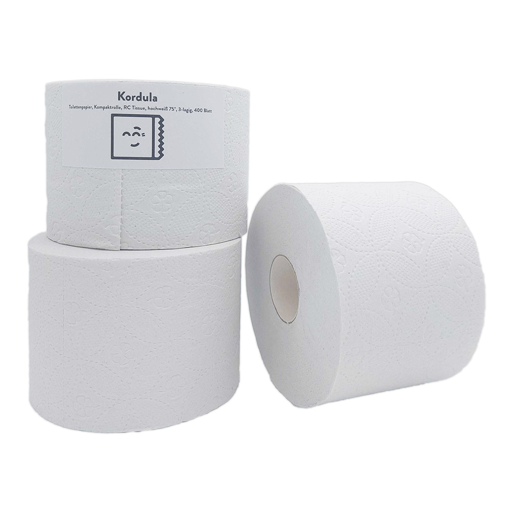 Green Hygiene® Toilettenpapier KORDULA, Kleinrolle, 3-lagig aus Recyclingpapier, Vorschaubild
