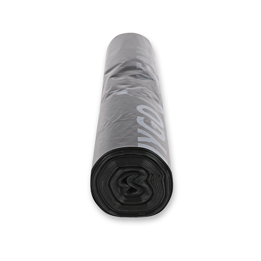 Waste bags Light, 70 l | LDPE, roll, side view Waste bags Light, 70 l made of LDPE on roll in the side view