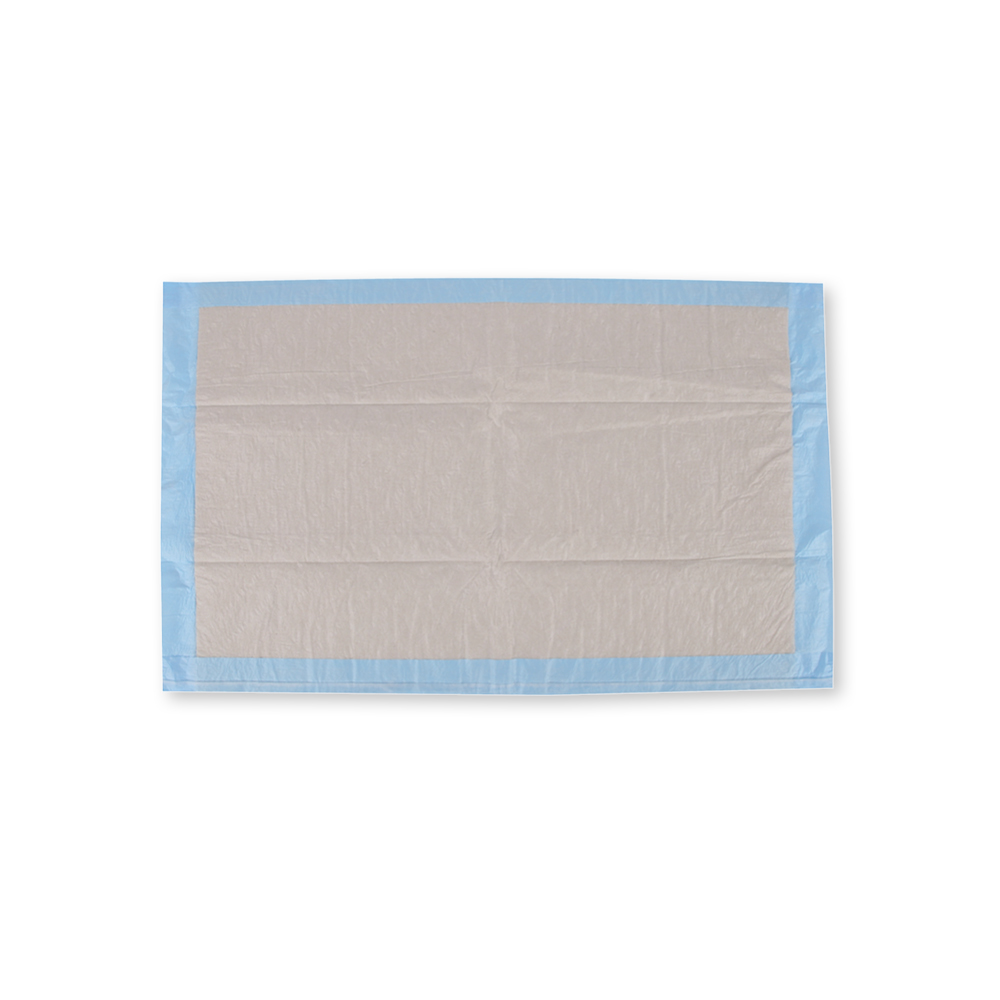 Underpads for beds, 8-ply PP/cellulose/PE in the front view