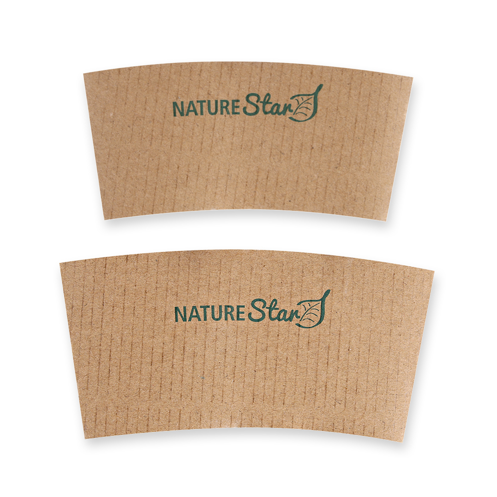 Cup sleeve made of cardboard for 200ml or 300ml cups
