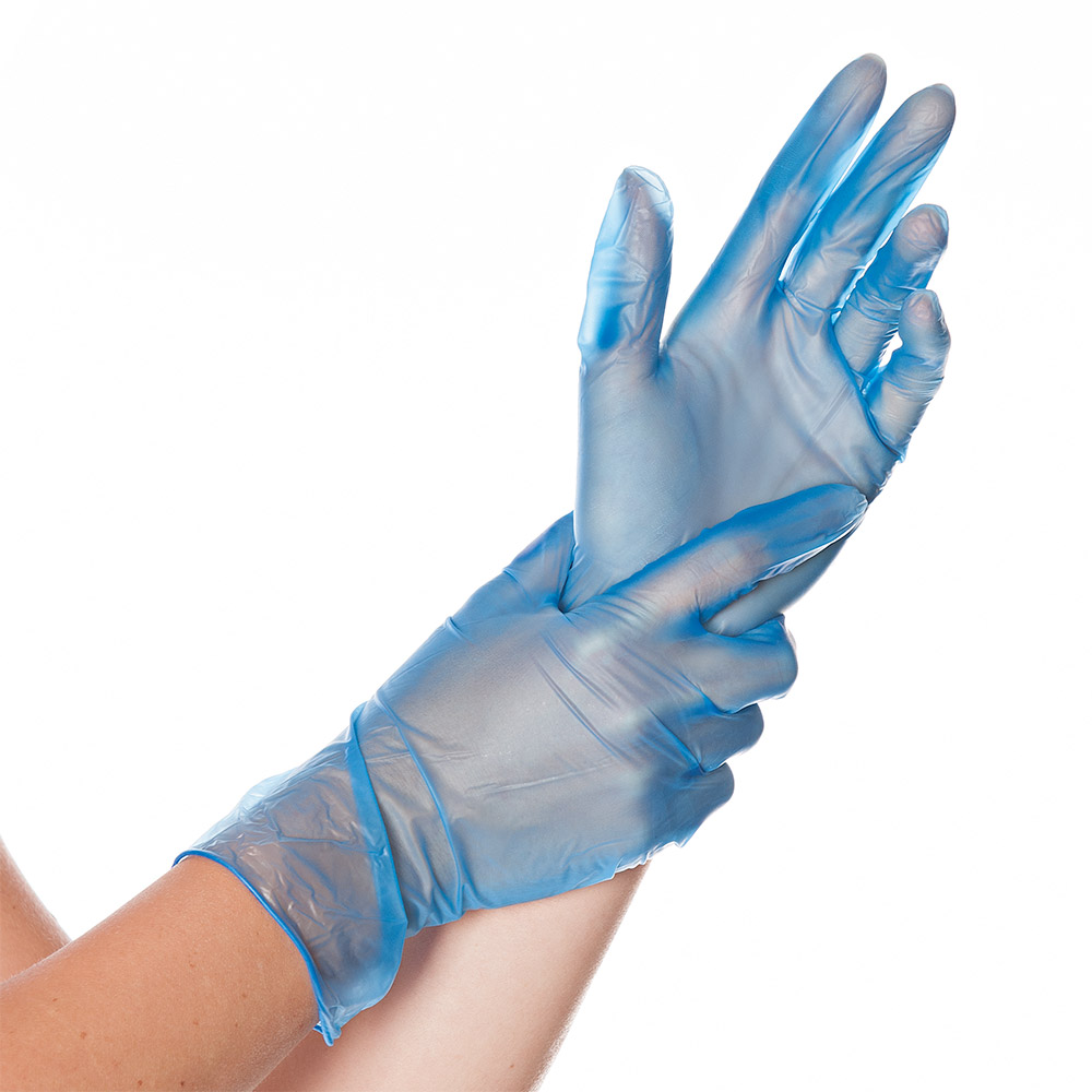Vinyl gloves Ideal powder-free in blue