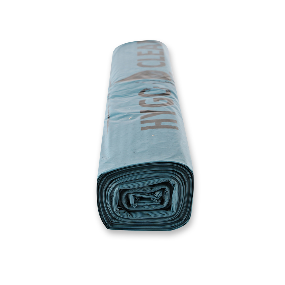 Müllsäcke Light, 70 l | LDPE, Rolle, Seitansicht Müllsäcke Light, 70 l aus LDPE auf Rolle in der Seitansicht