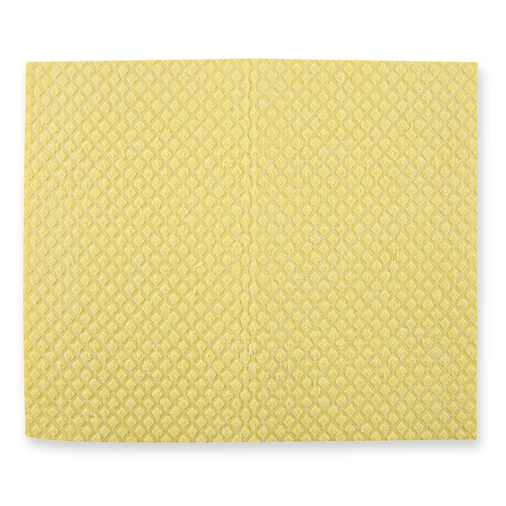 Sponge cloths from cotton and cellulose from the front view