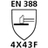 EN 388 - 4X43F