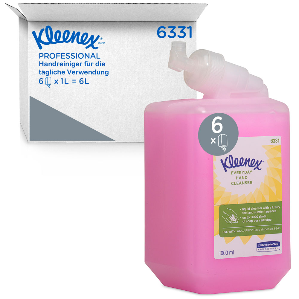 Kleenex® hand cleanser with the packing