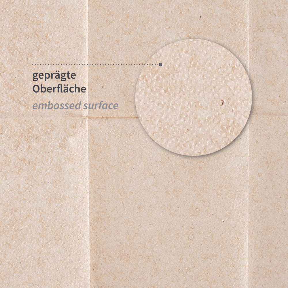 Bio Servietten Nature, 1-lagig | Recyclingpapier, FSC®-Recycled, 1/8-Falz, Material Bio Servietten Nature, 1-lagig aus Recyclingpapier, FSC®-Recycled, 1/8-Falz, Material