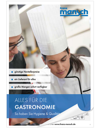 Gastronomie Flyer
