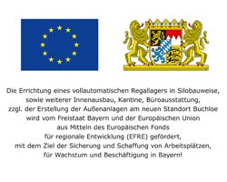 Fördernachweis durch Freistaat Bayern und EU