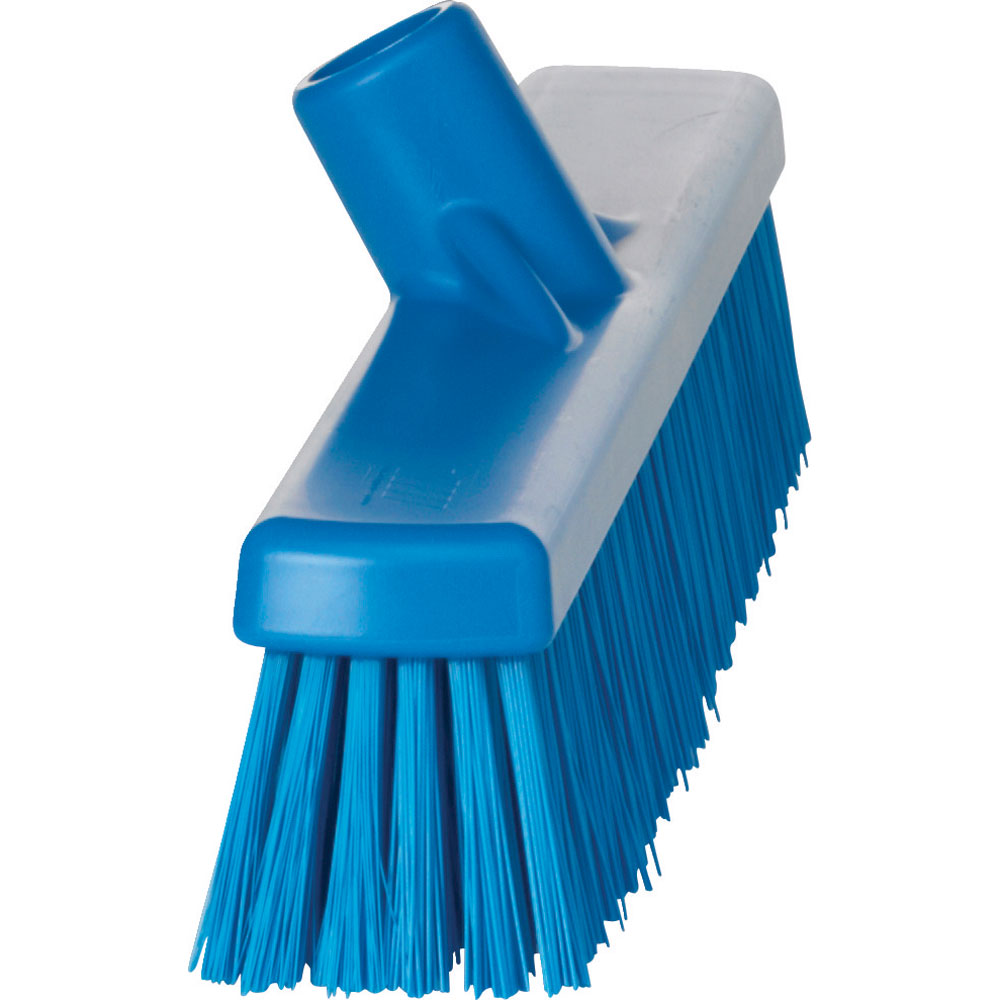 Vikan broom, 410 mm, soft/hard, blue, side view Vikan broom, 410 mm, soft/hard, blue in the side view