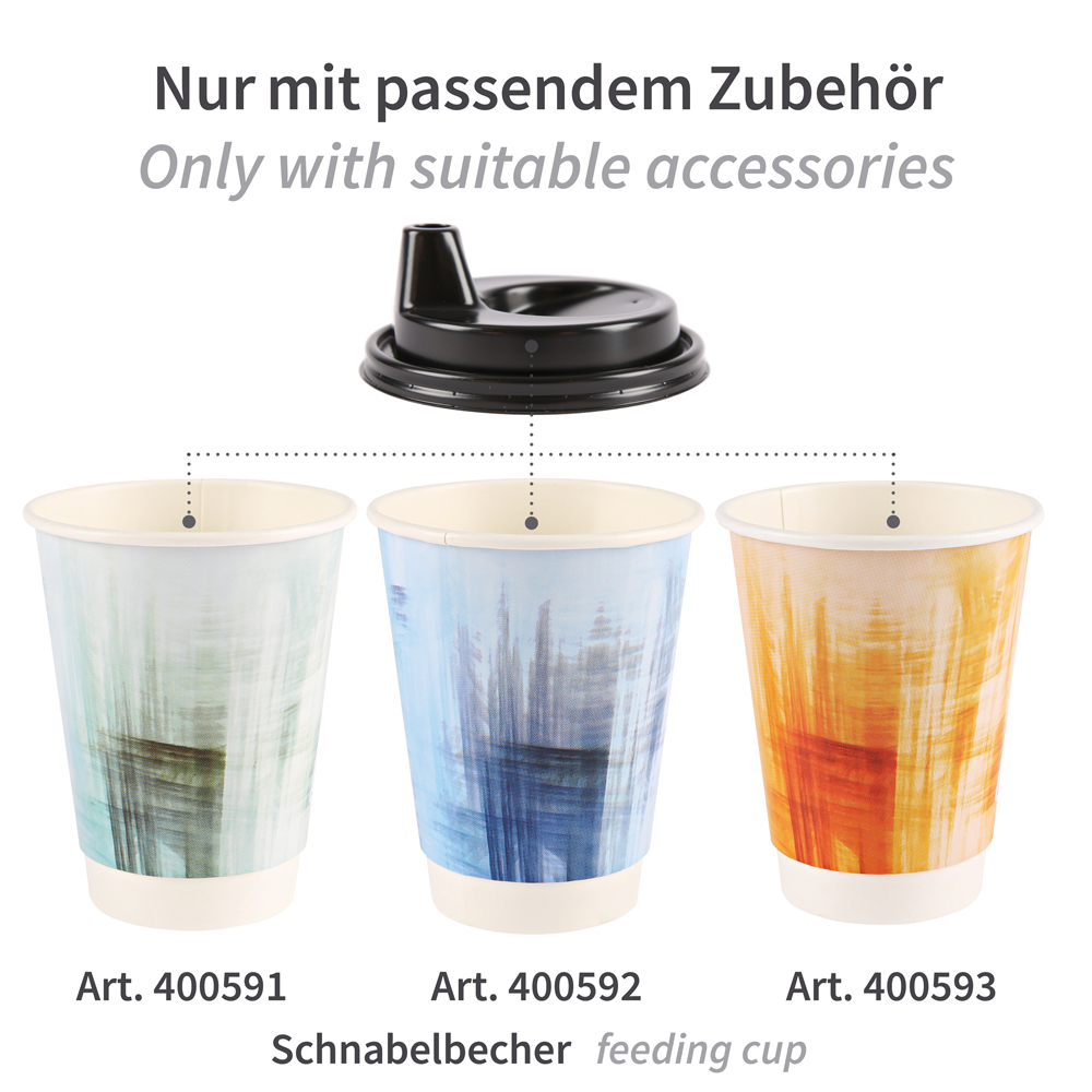 Schnabeldeckel für Schnabelbecher | PP, Zubehör Schnabeldeckel für Schnabelbecher aus PP mit Zubehör