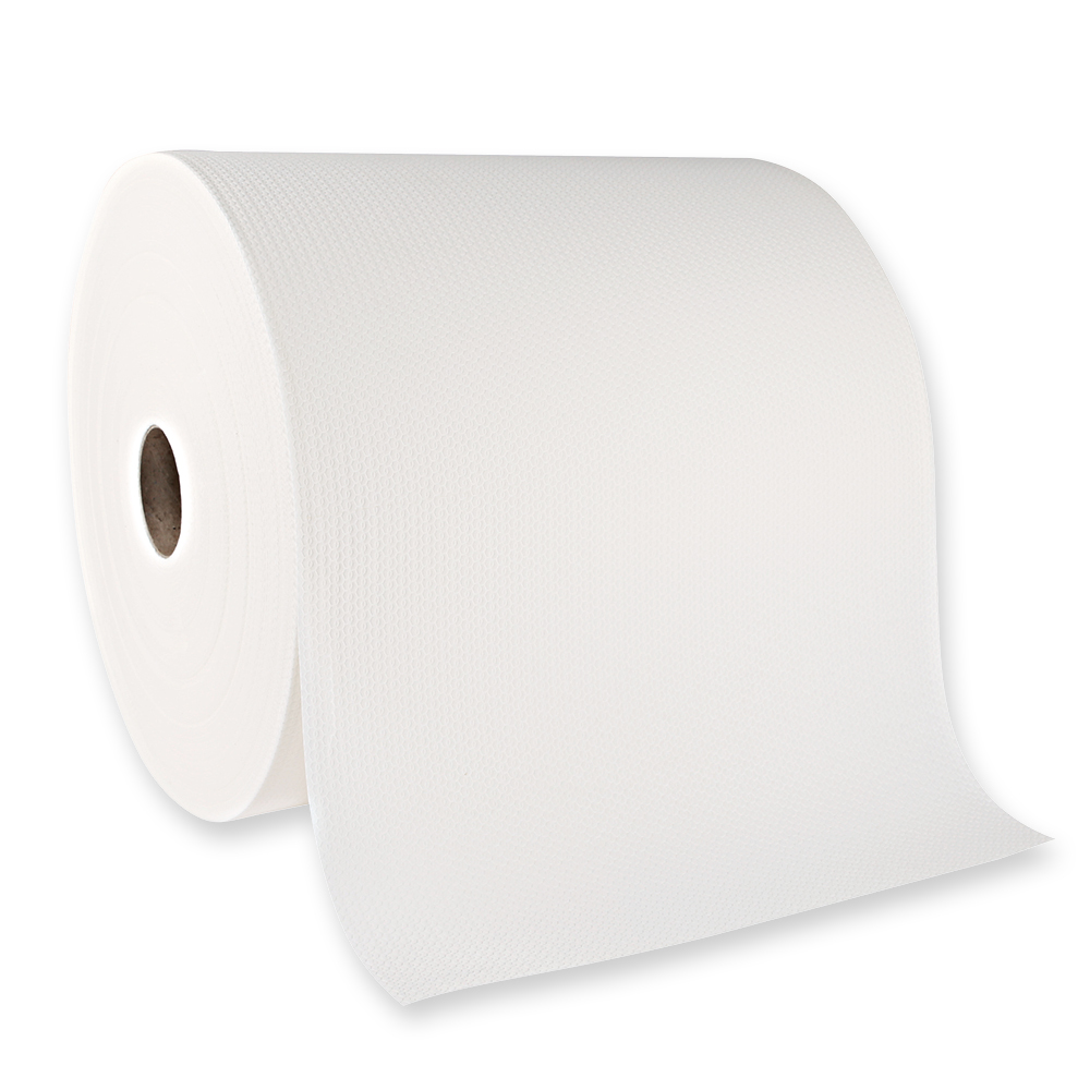 Wiping cloths Premium made of airlaid, on roll, front view