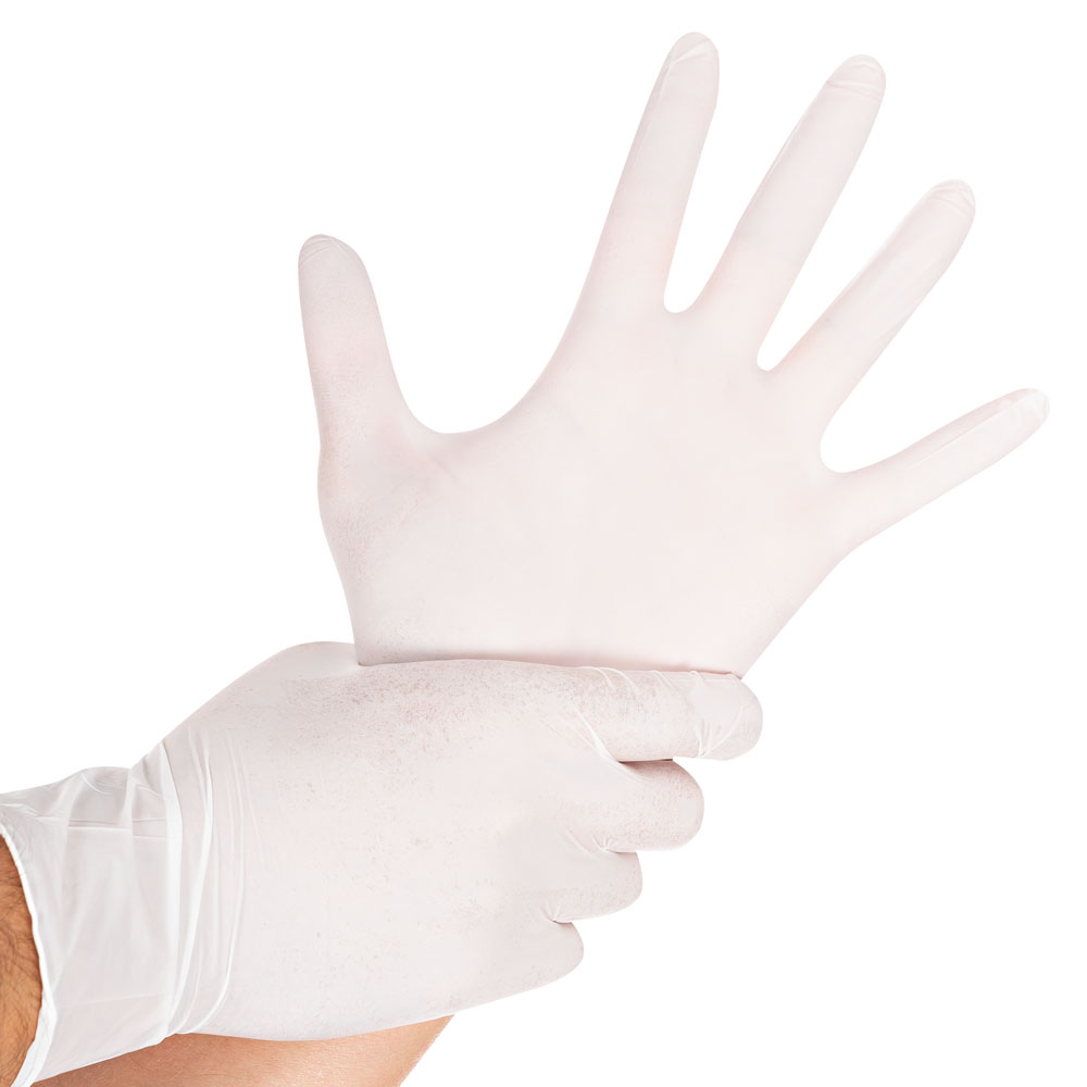 Nitrile gloves Safe Light powder-free in white