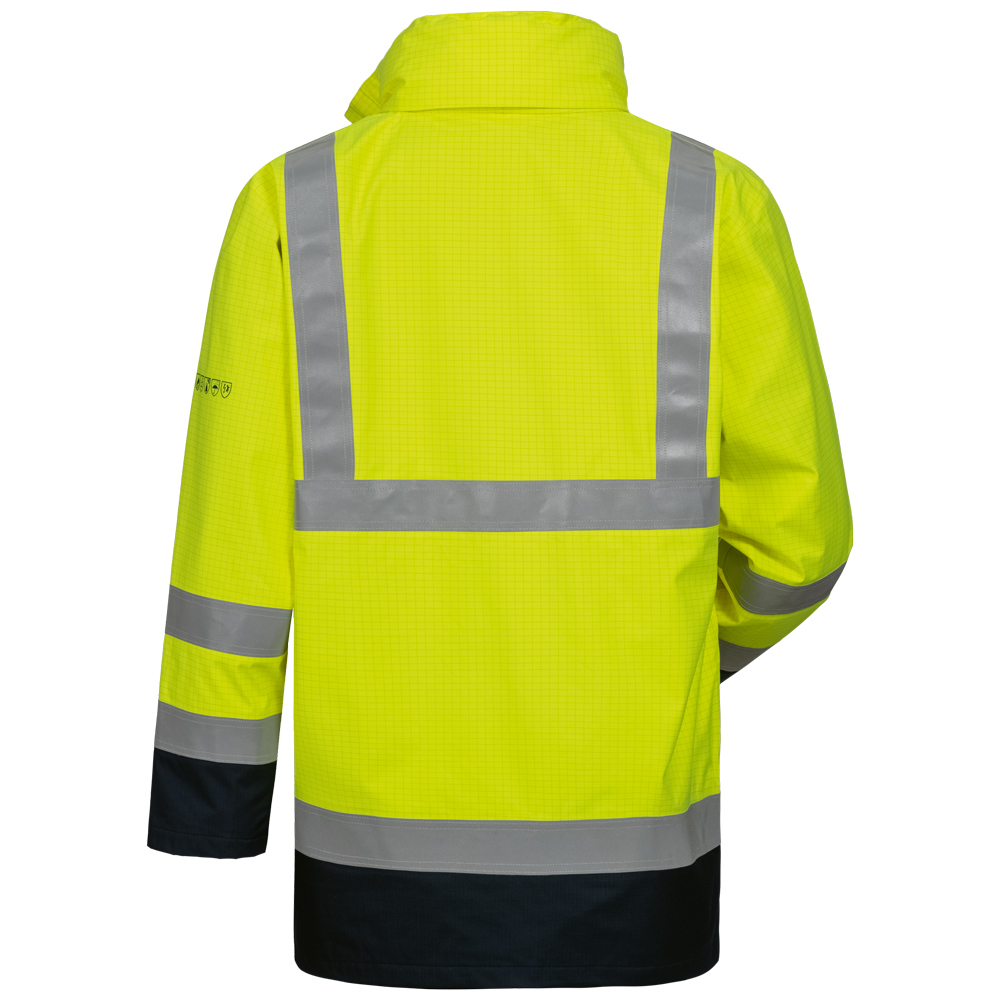 Elysee® Toivo 23471 multinorm high vis parkas from the backside