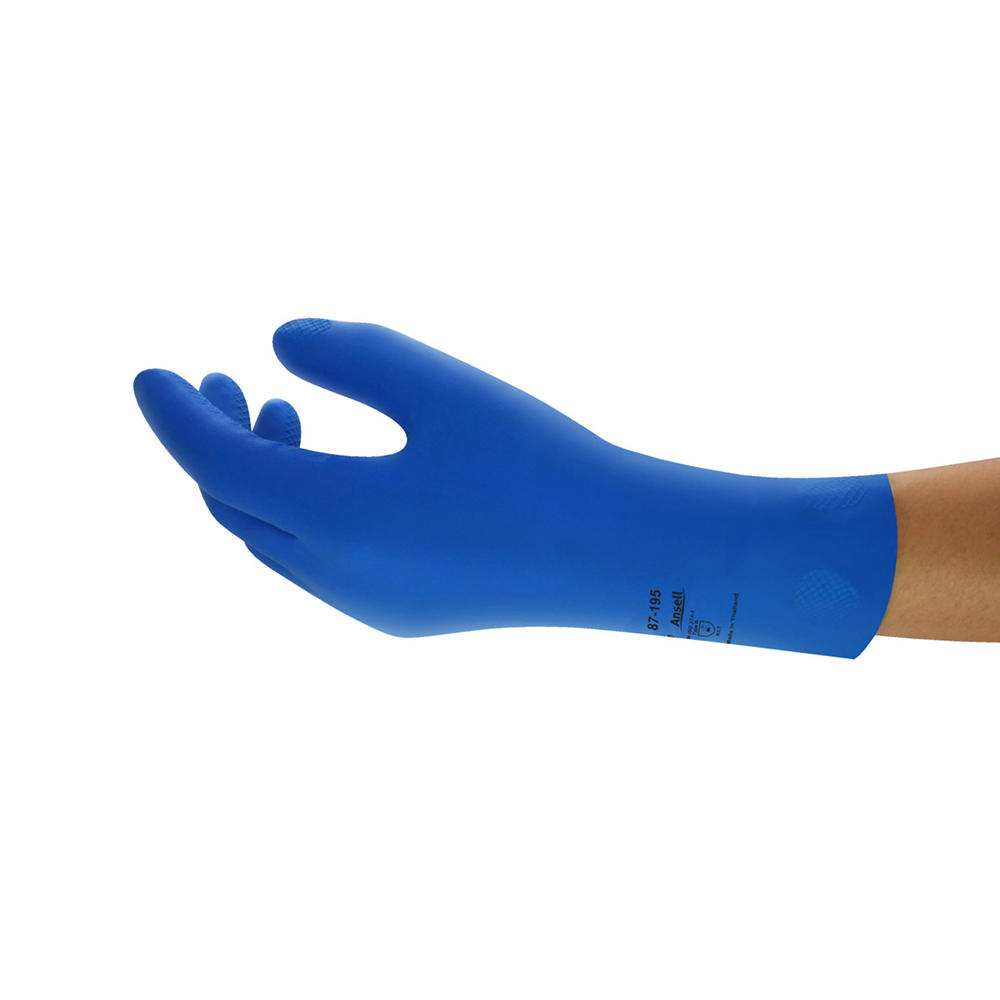 Ansell AlphaTec® 87-195, chemical protection gloves in the side view