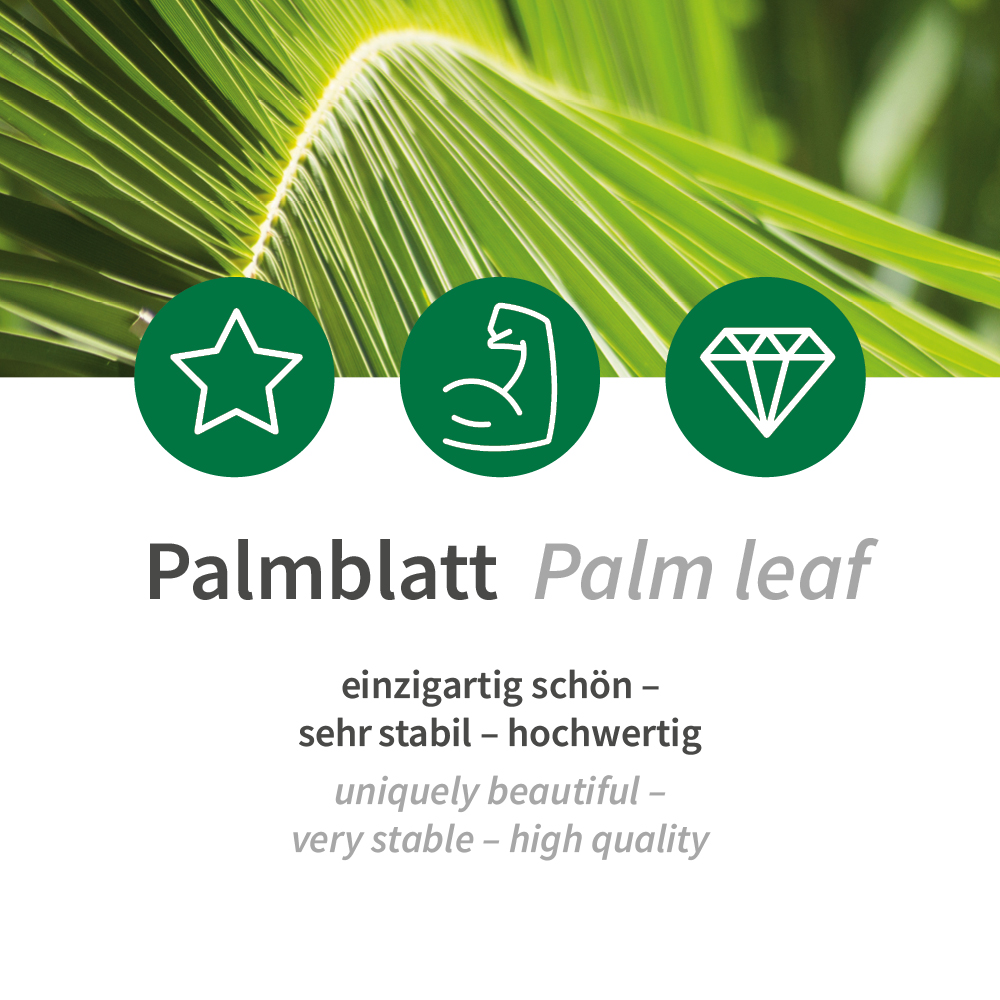 Schalen quadratisch | Palmblatt Schalen quadratisch | Palmblatt