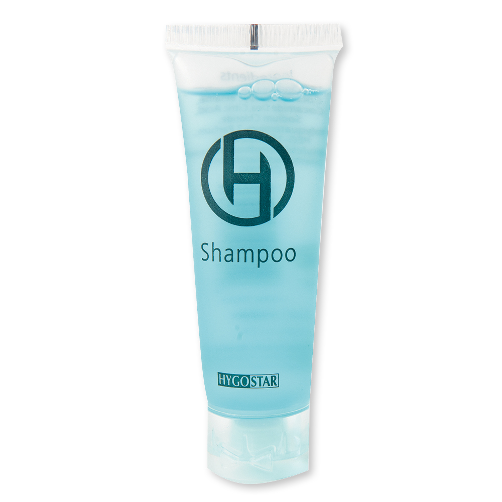 Shampoo tube in the transparent tube