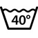 bis 40°C waschbar bis 40°C waschbar