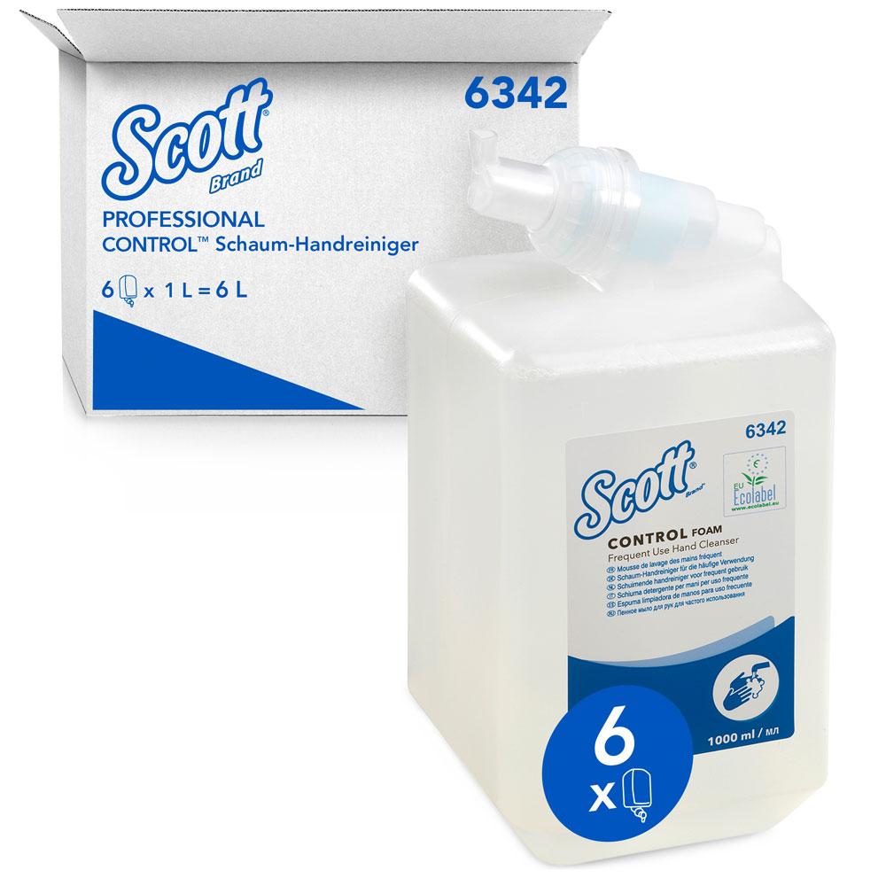 Scott® Control™ foam hand cleanser with the packing