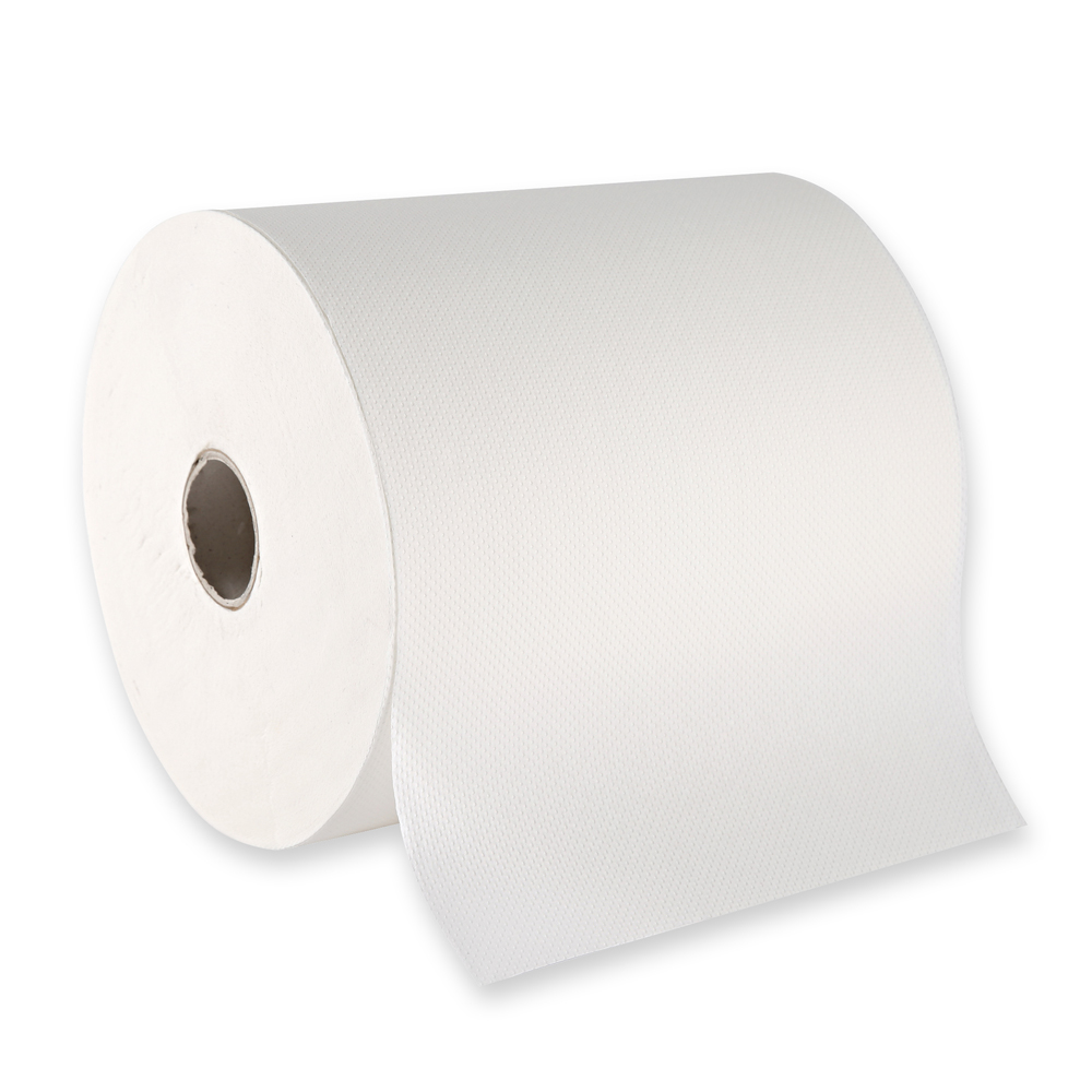 Papierhandtuchrollen, 2-lagig | Zellulose, Außenabwicklung, Abwicklung Papierhandtuchrollen, 2-lagig aus Zellulose mit Außenabwicklung, Abwicklung