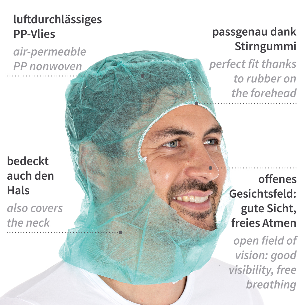 Astrohauben Industry | PP, grün, Eigenschaften Astrohauben Industry aus PP in grün mit Eigenschaften
