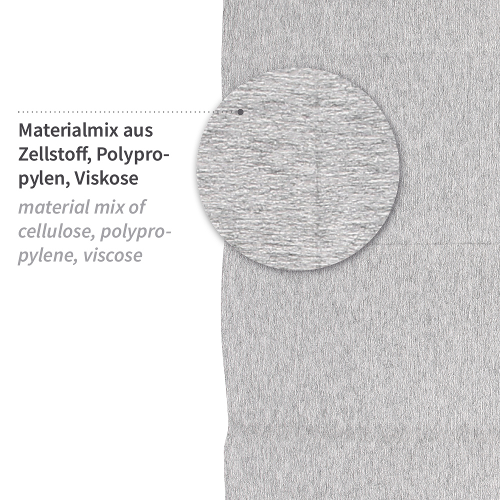 Reinigungstücher | Zellulose/PP/Viskose, gelegt, Material Reinigungstücher aus Zellulose/PP/Viskose, gelegt, Material