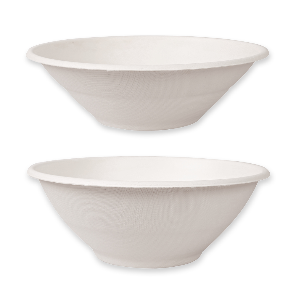 Organic bowls, round made of bagasse, preview image