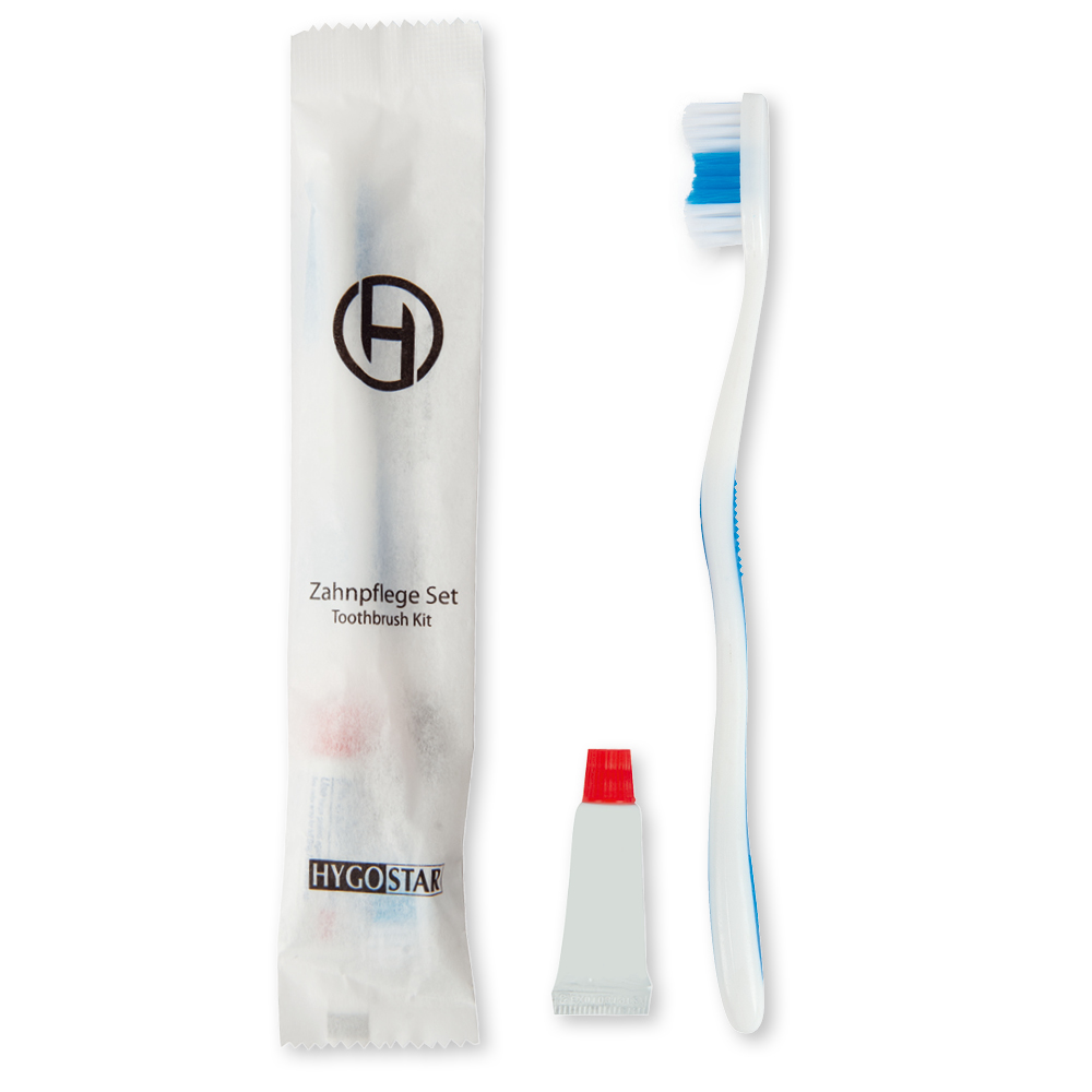 Dental care set with packaging