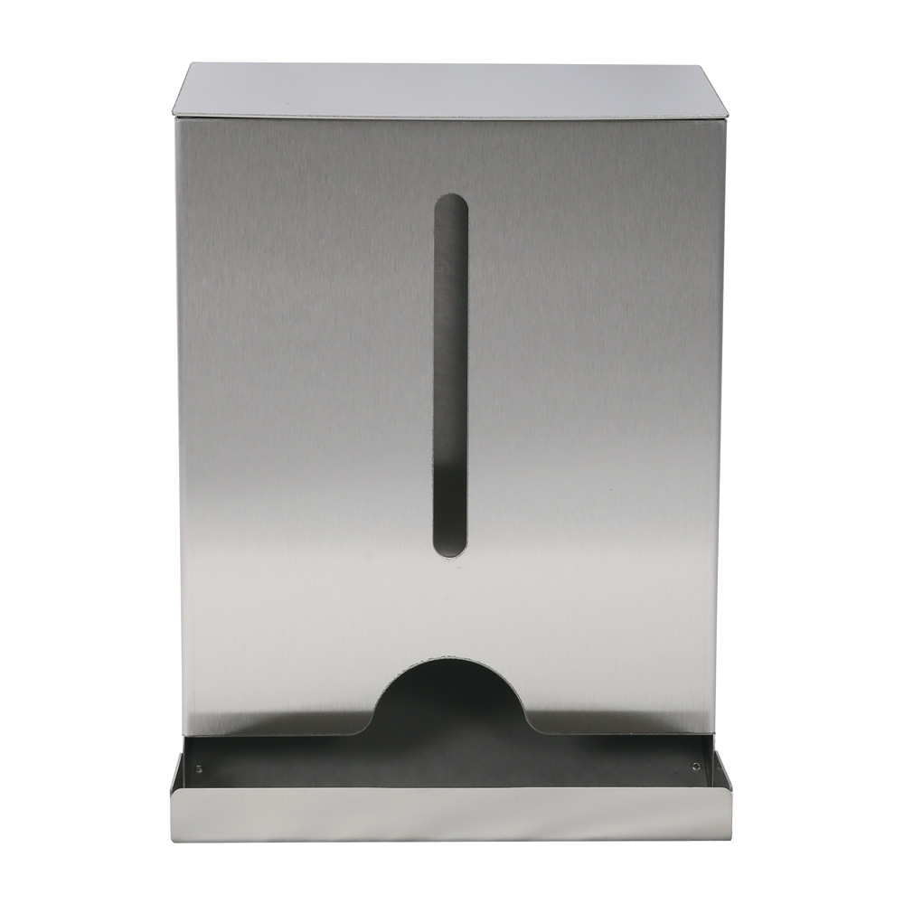 Bulk dispenser Smart, stainless steel in the front view