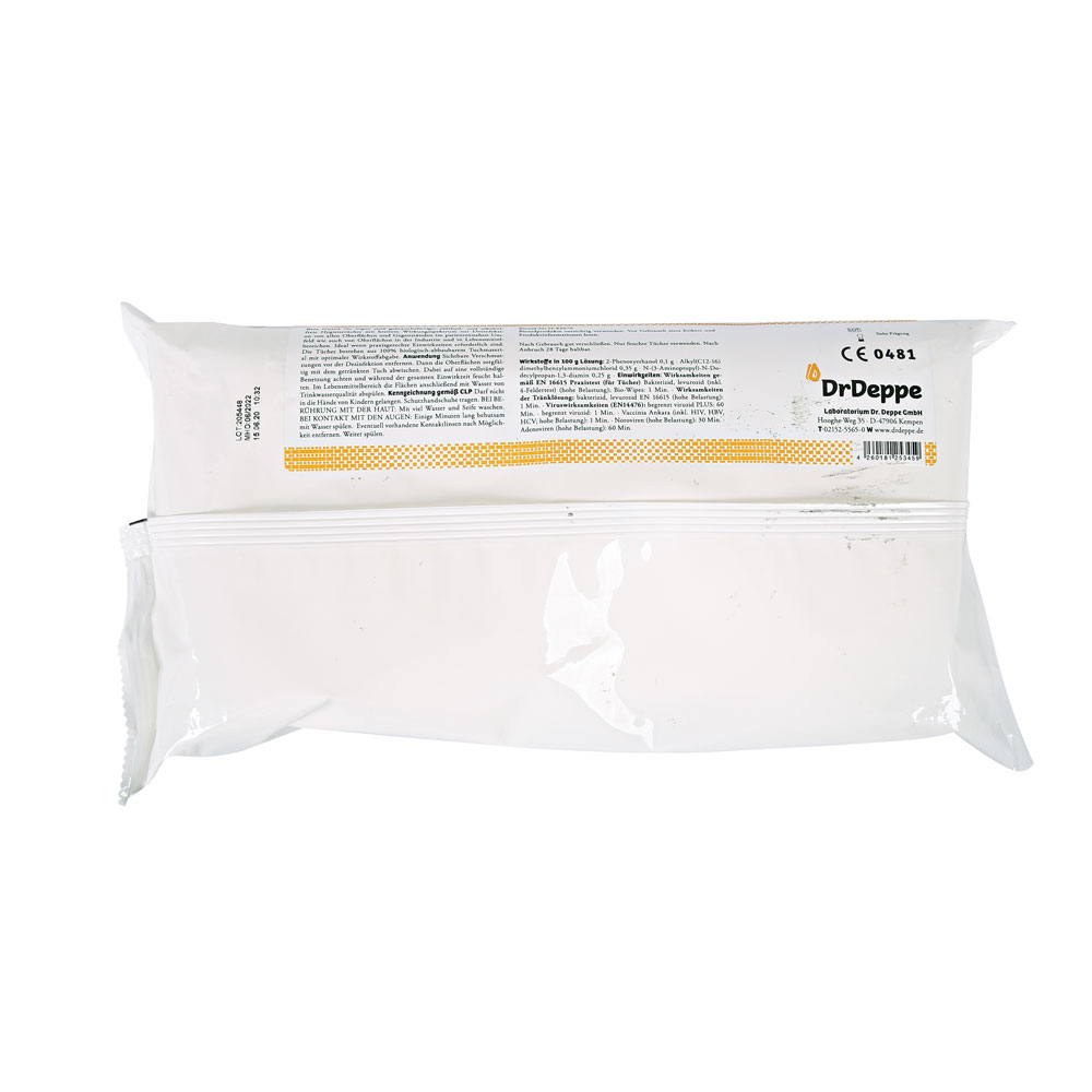 Surface disinfection wipe BetaGuard RFU | Cellulose from the back side