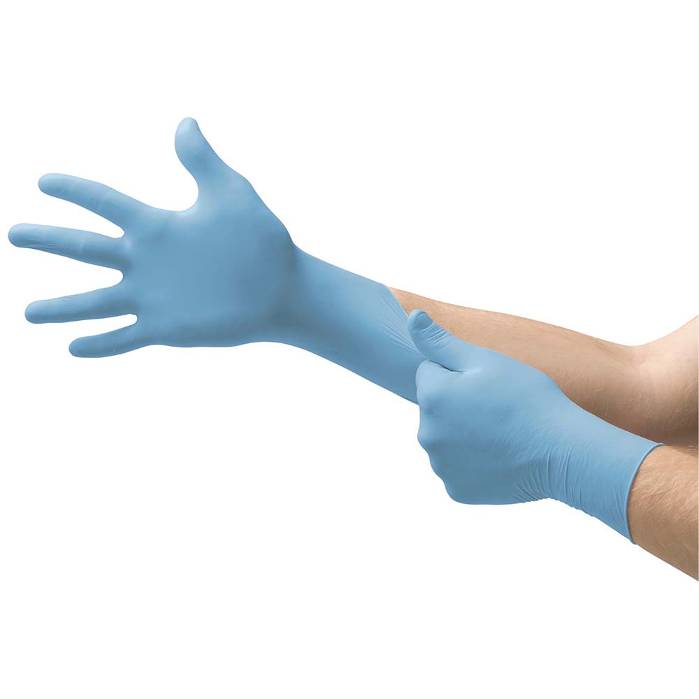 Ansell Microflex® 92-134 nitrile gloves in blue