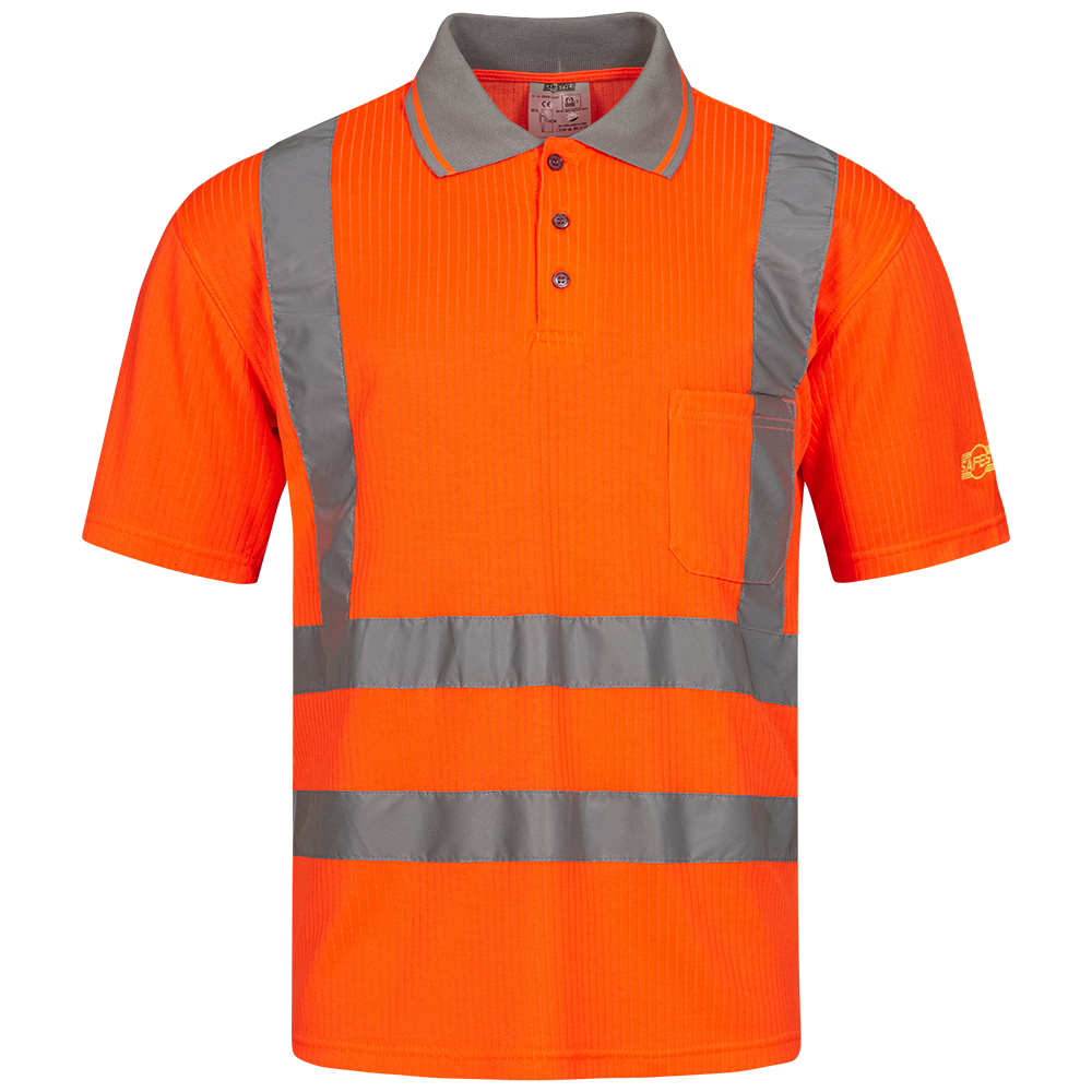 Safestyle® Carlos 22698 high vis polo-shirts from the frontside