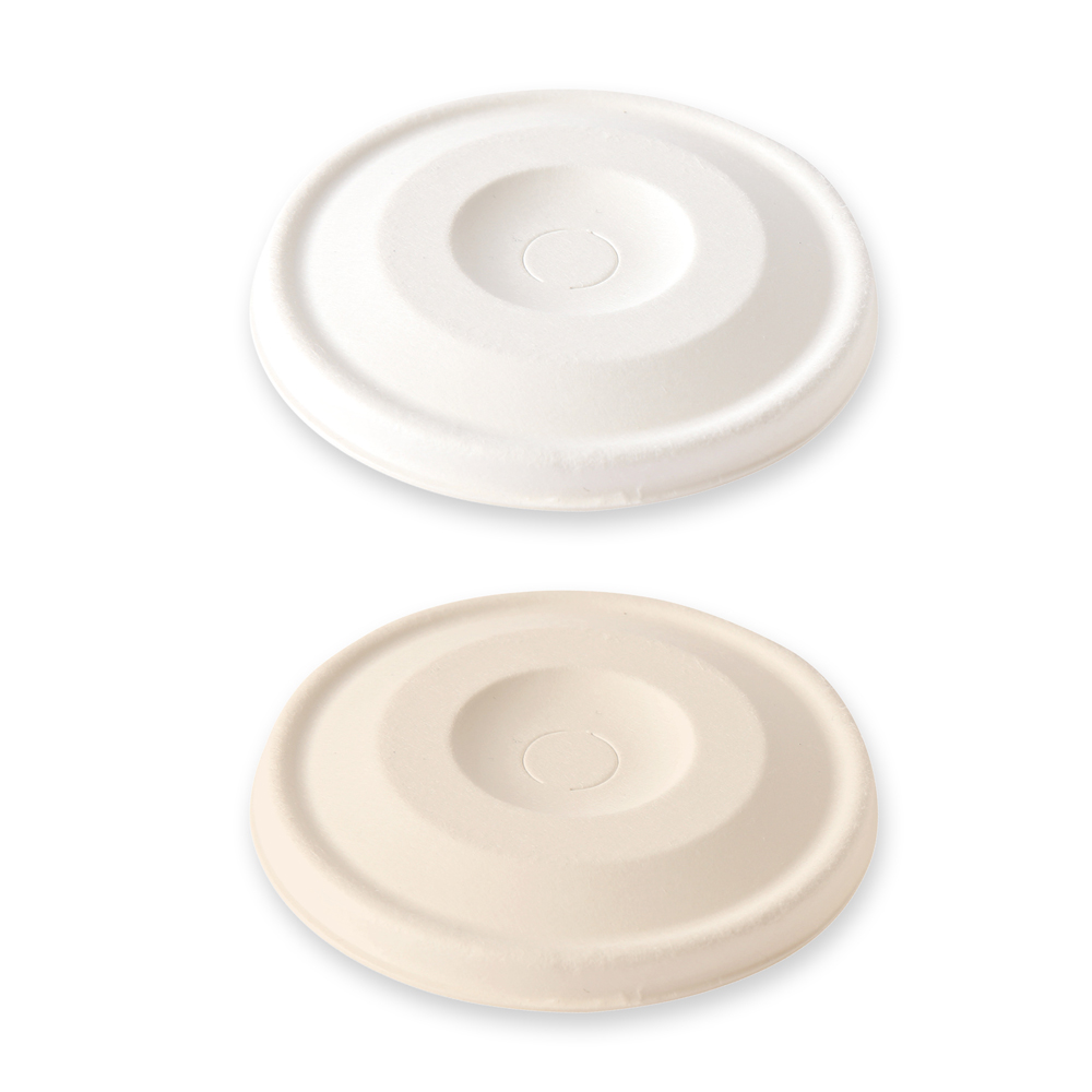 Organic flat lids made of bagasse, preview image