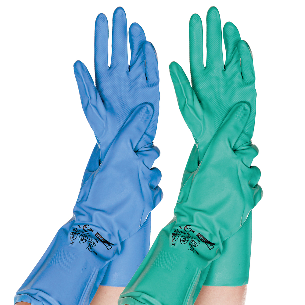 Chemical protection gloves Professional made of nitrile in category picture