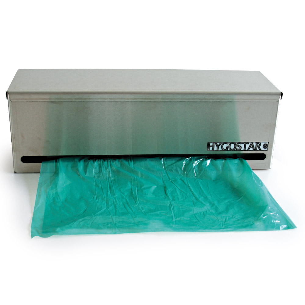 Dispenser for disposable Aprons and Waste Bags on roll | Stainless steel