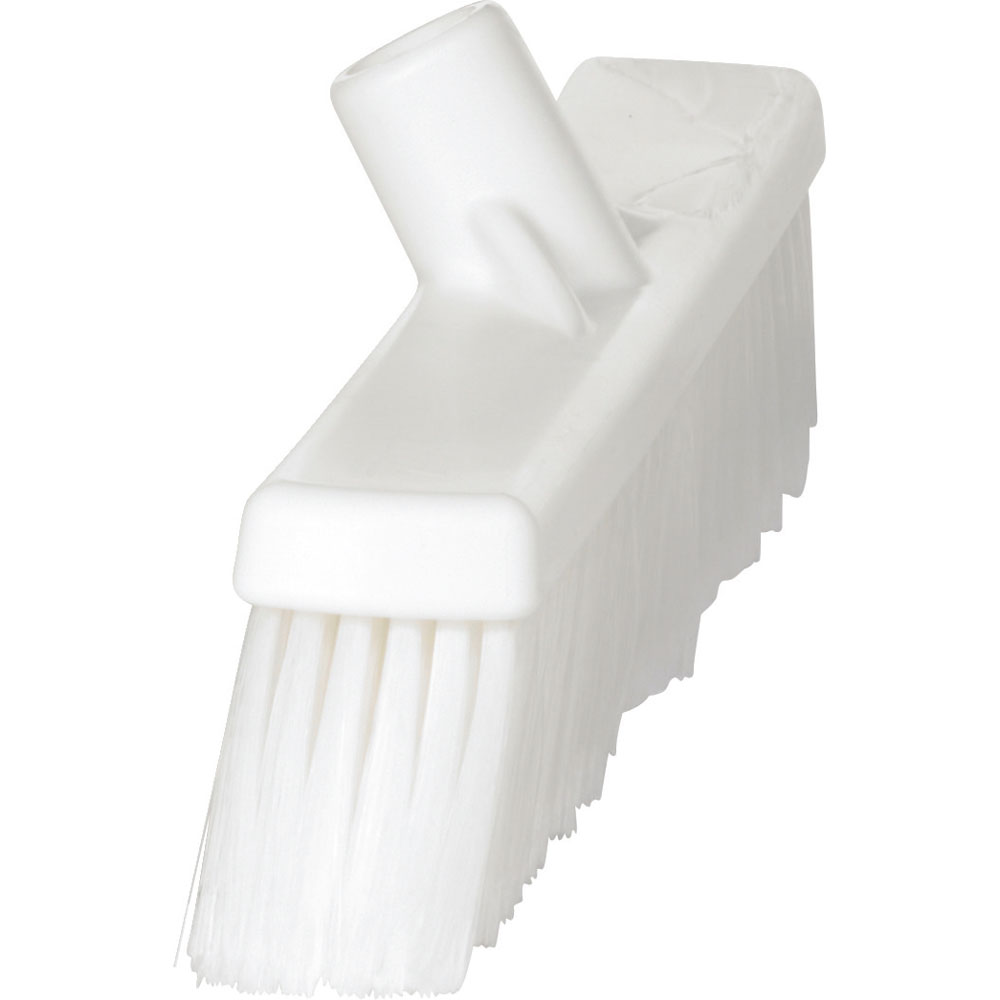 Vikan broom, 410 mm, soft/split, white, side view Vikan broom, 410 mm, soft/split, white in the side view