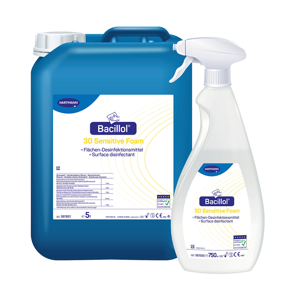 Hartmann Bacillol® 30 Sensitive Foam, surface disinfectant, preview image