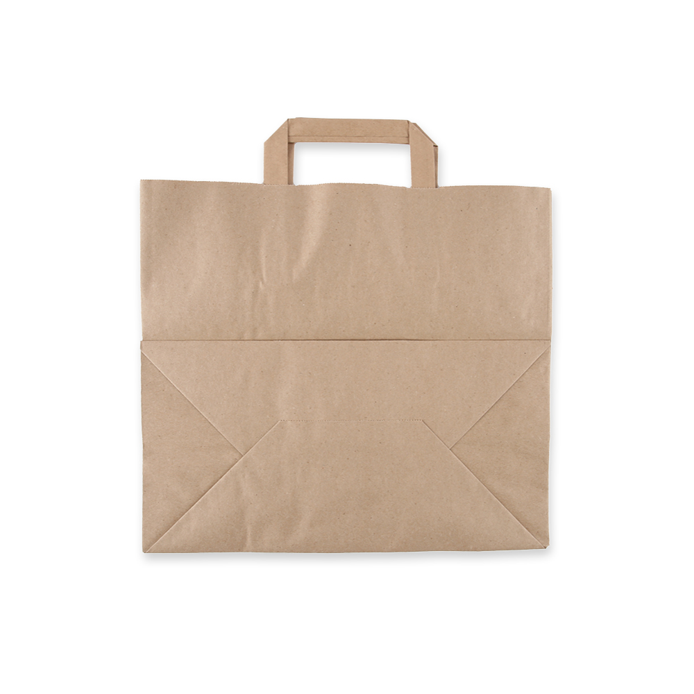 Paper carrying bag "Strong" made of paper, folded, 32cm x 17cm x 25cm