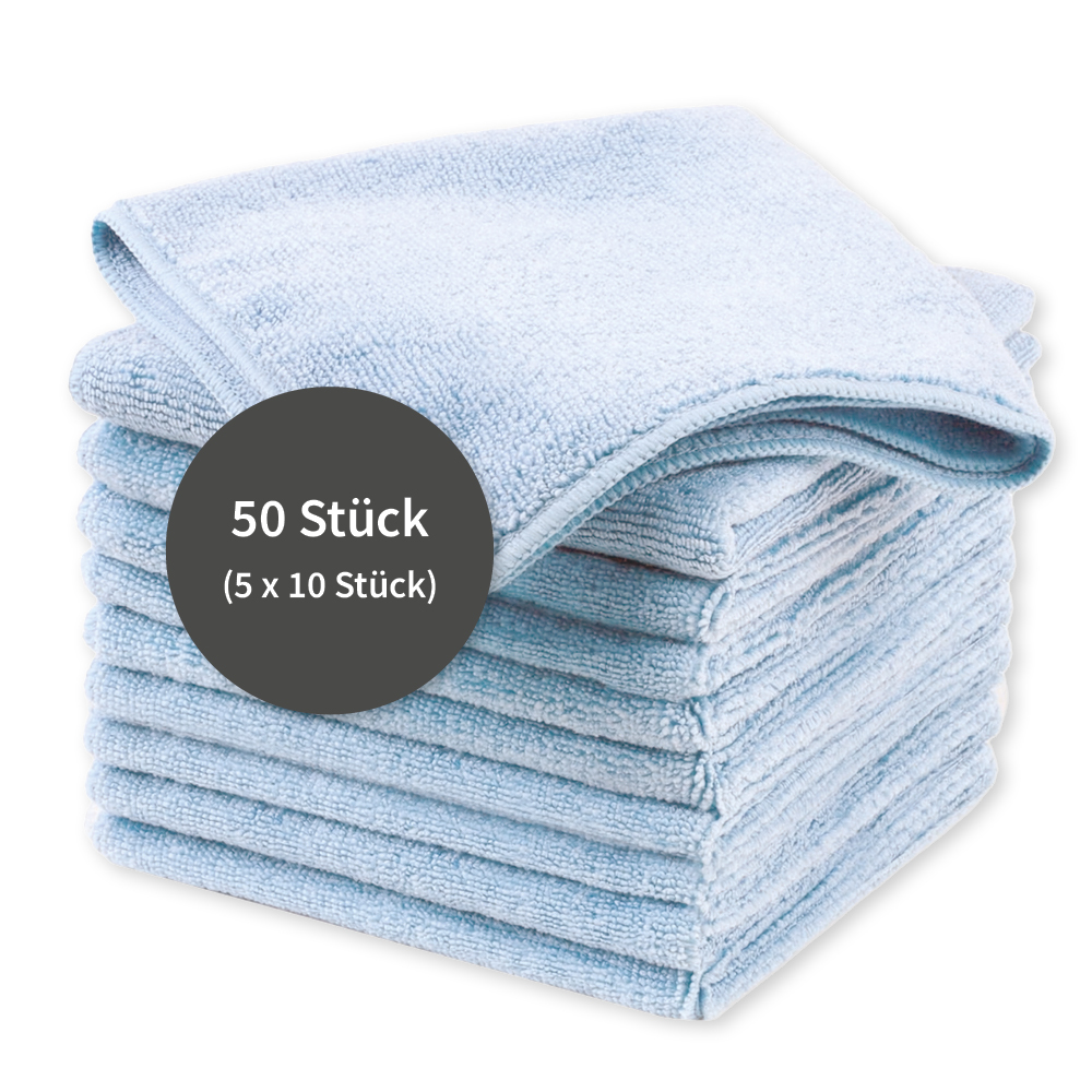 Mikrofasertücher Micro Master als Polyester/Polyamid in blau, Stückzahl