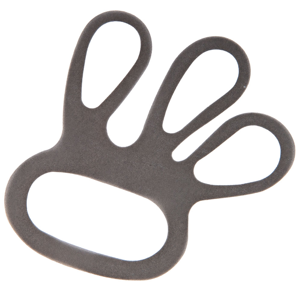 Handschuhspanner "Detect"  detektierbar in der Farbe grau in der Draufsicht