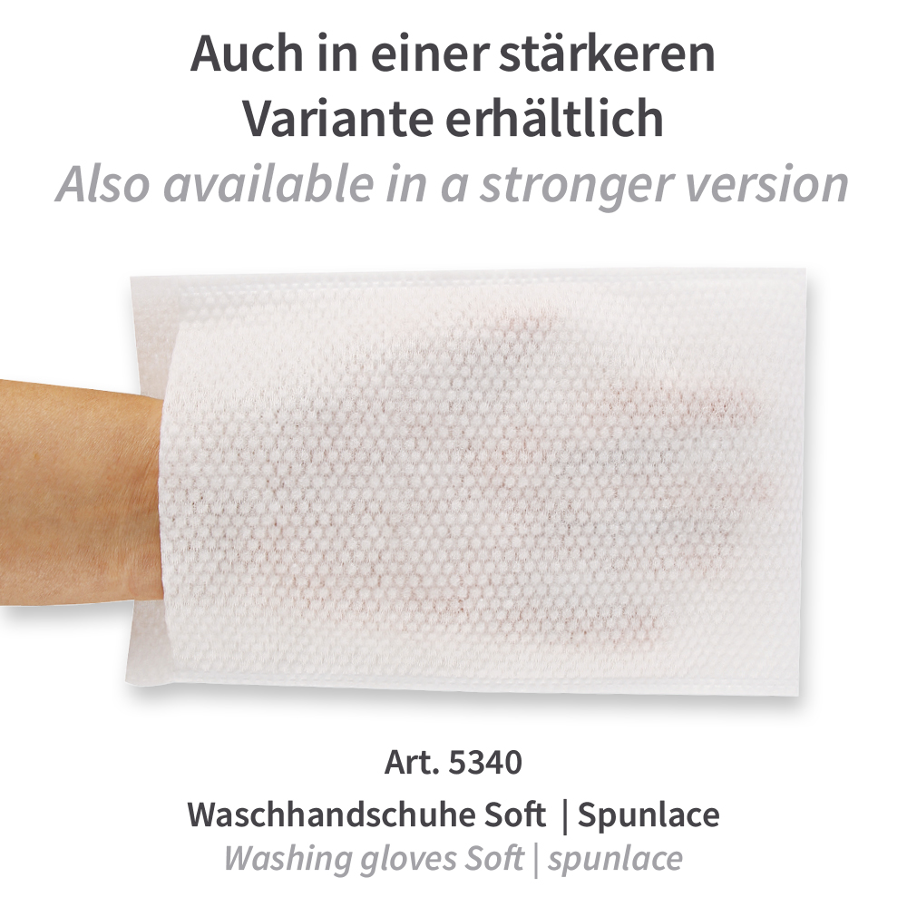 Waschhandschuhe Light | Spunlace | Variante Waschhandschuhe Light Spunlace in der Variante