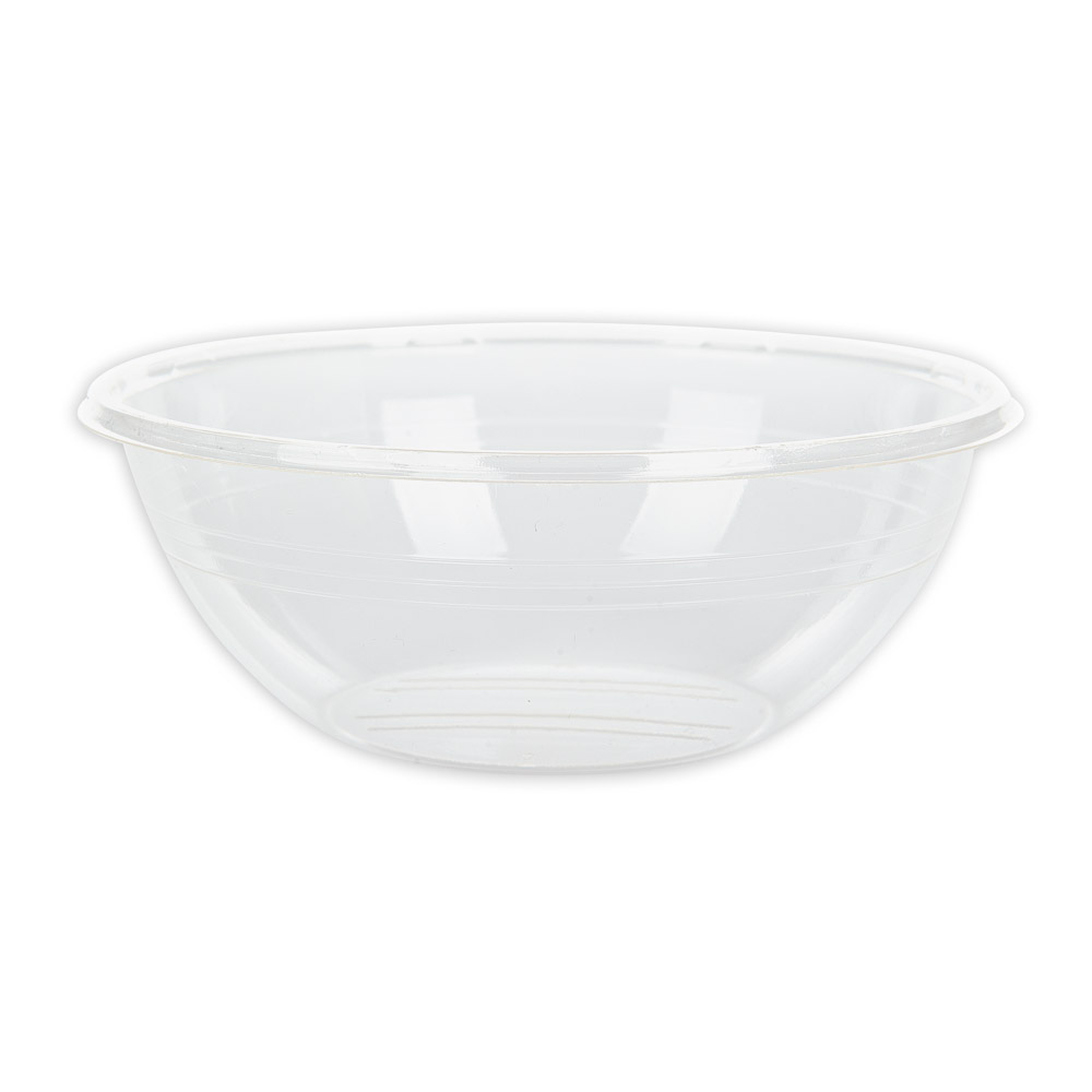 Organic bowls, round from PLA in the front view 