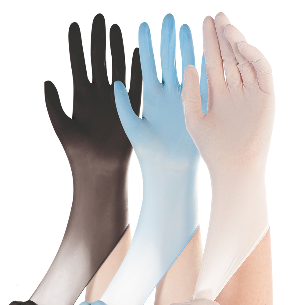 Nitrile gloves Safe Super Stretch powder-free with all colours